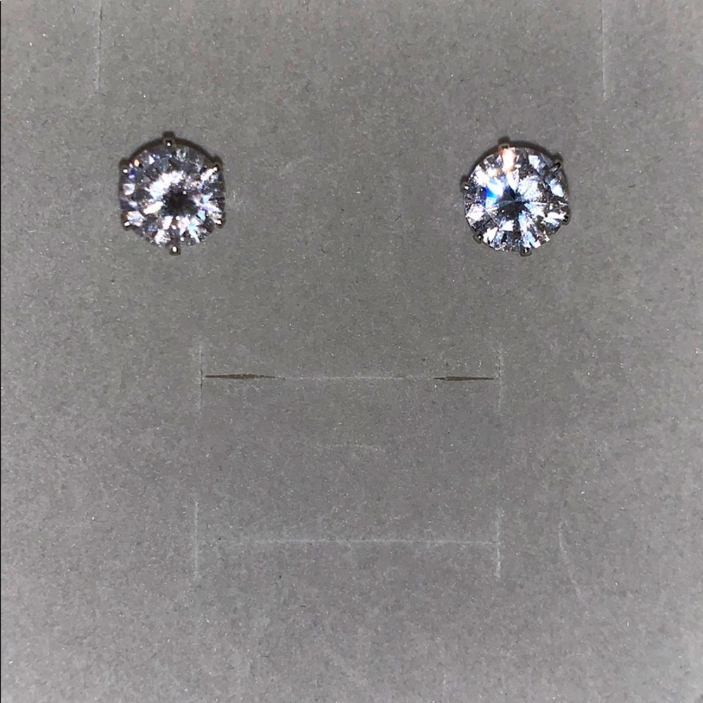 Large Costume Diamond Earrings